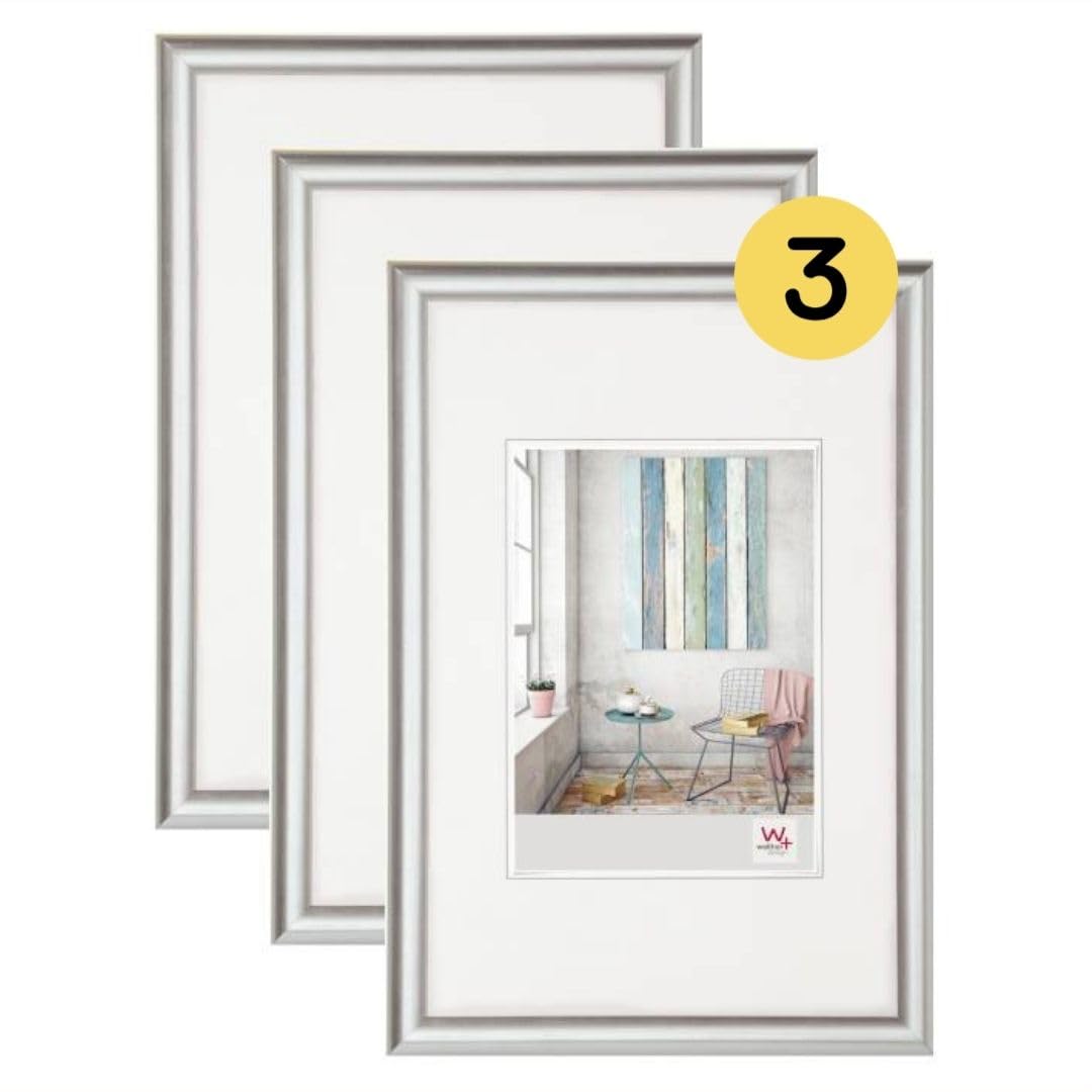 walther design Trendstyle KP520D cadre photo 15x20 cm acier mat