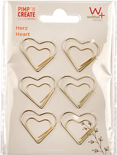 Walther Design MK100H trombones cœur doré lot de 6