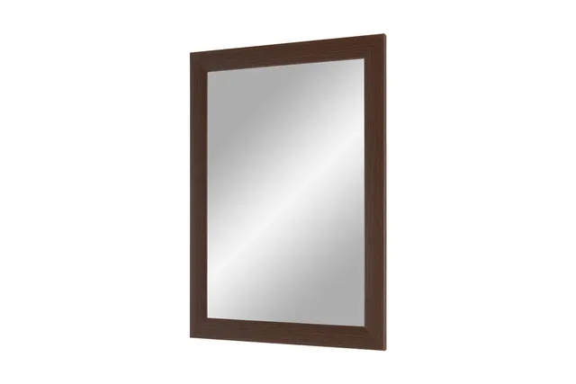 FRAMO Trend 35 miroir mural wengé 30x30 cm