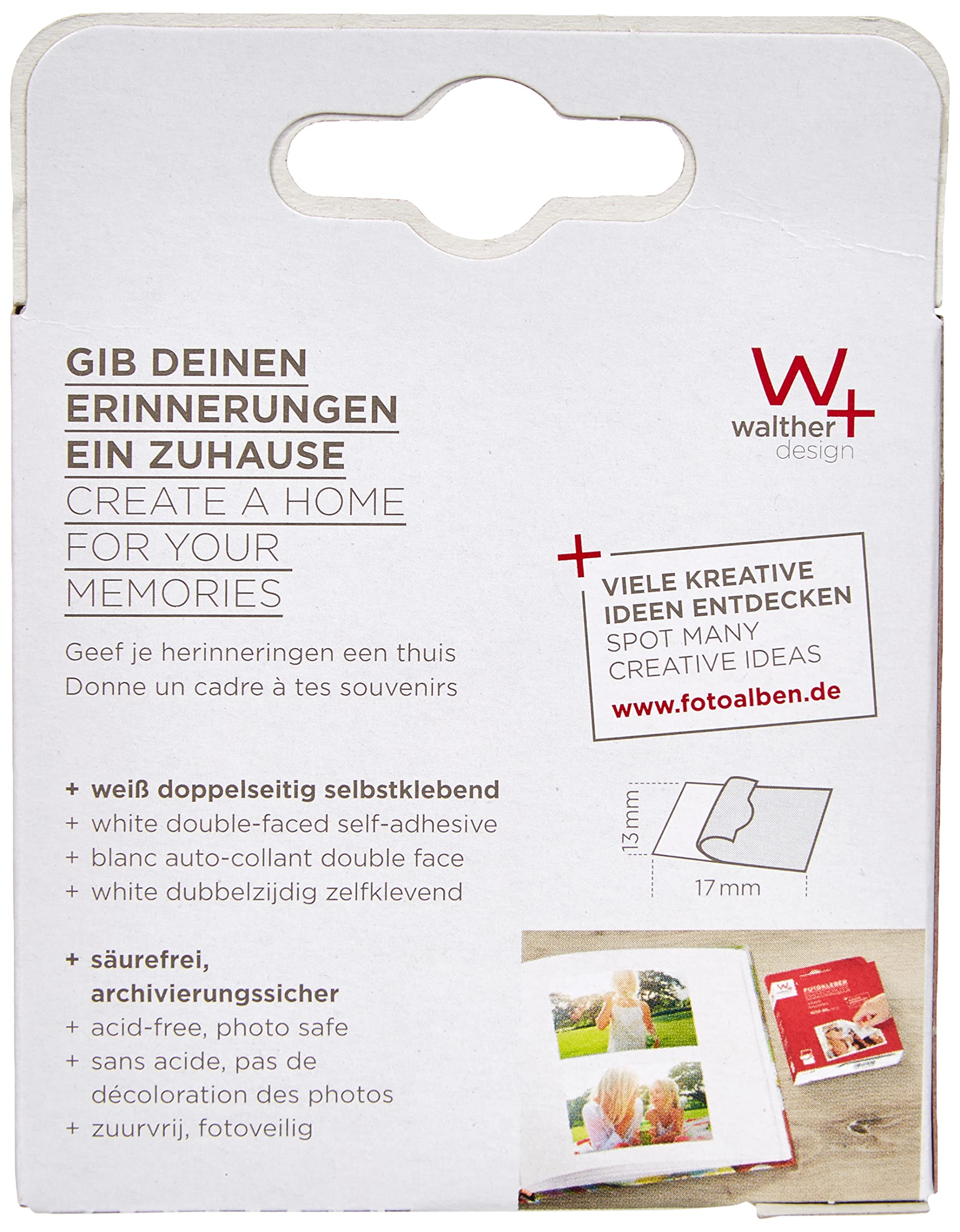 walther design FT500DP pastilles photo blanc 2x500