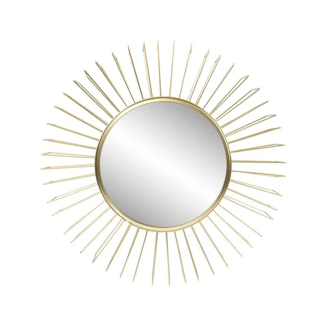 Ceanothe Brio Miroir Rond Doré 47 cm Soleil
