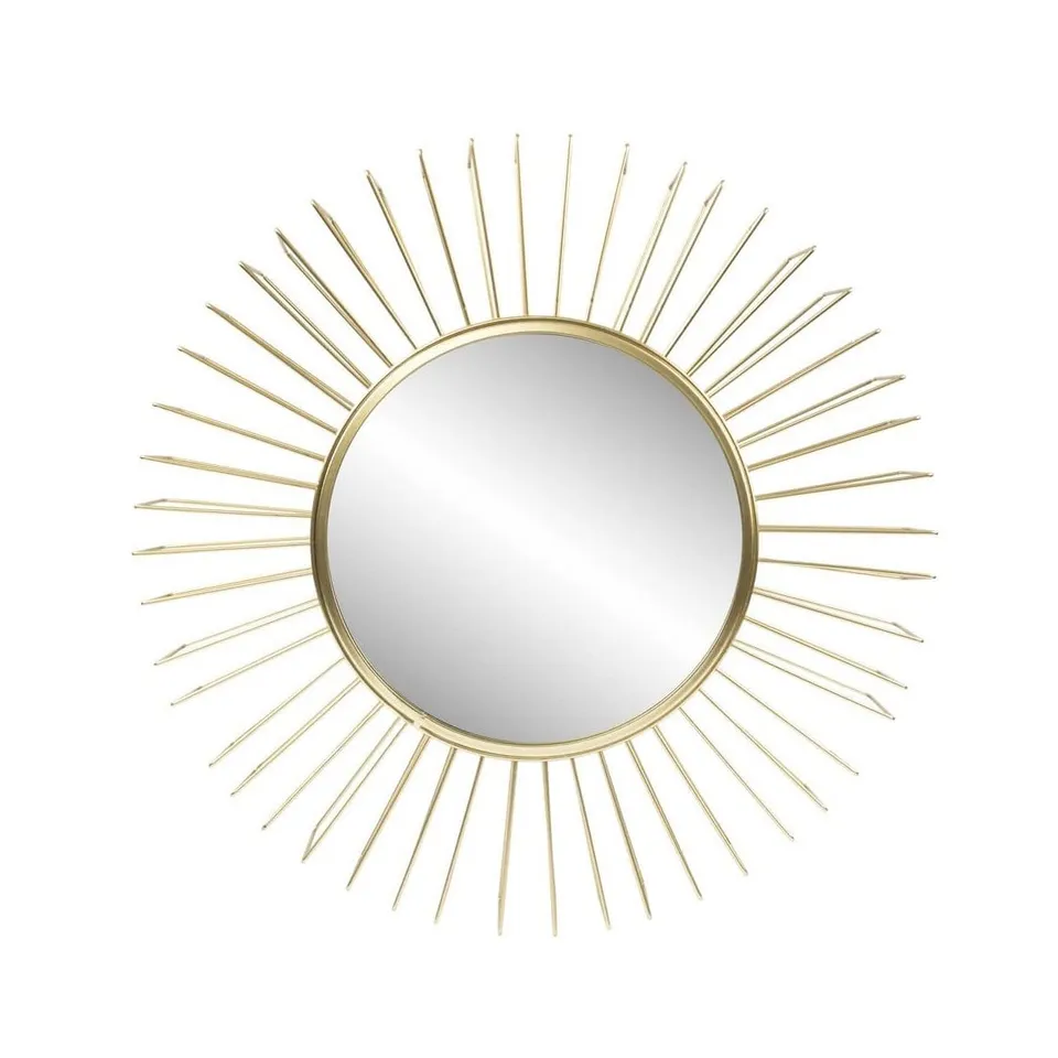 Ceanothe Brio Miroir Rond Doré 47 cm Soleil