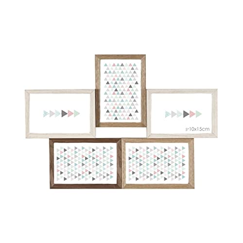 Ceanothe Scandi 34545 cadre photo multi 5 vues bois naturel