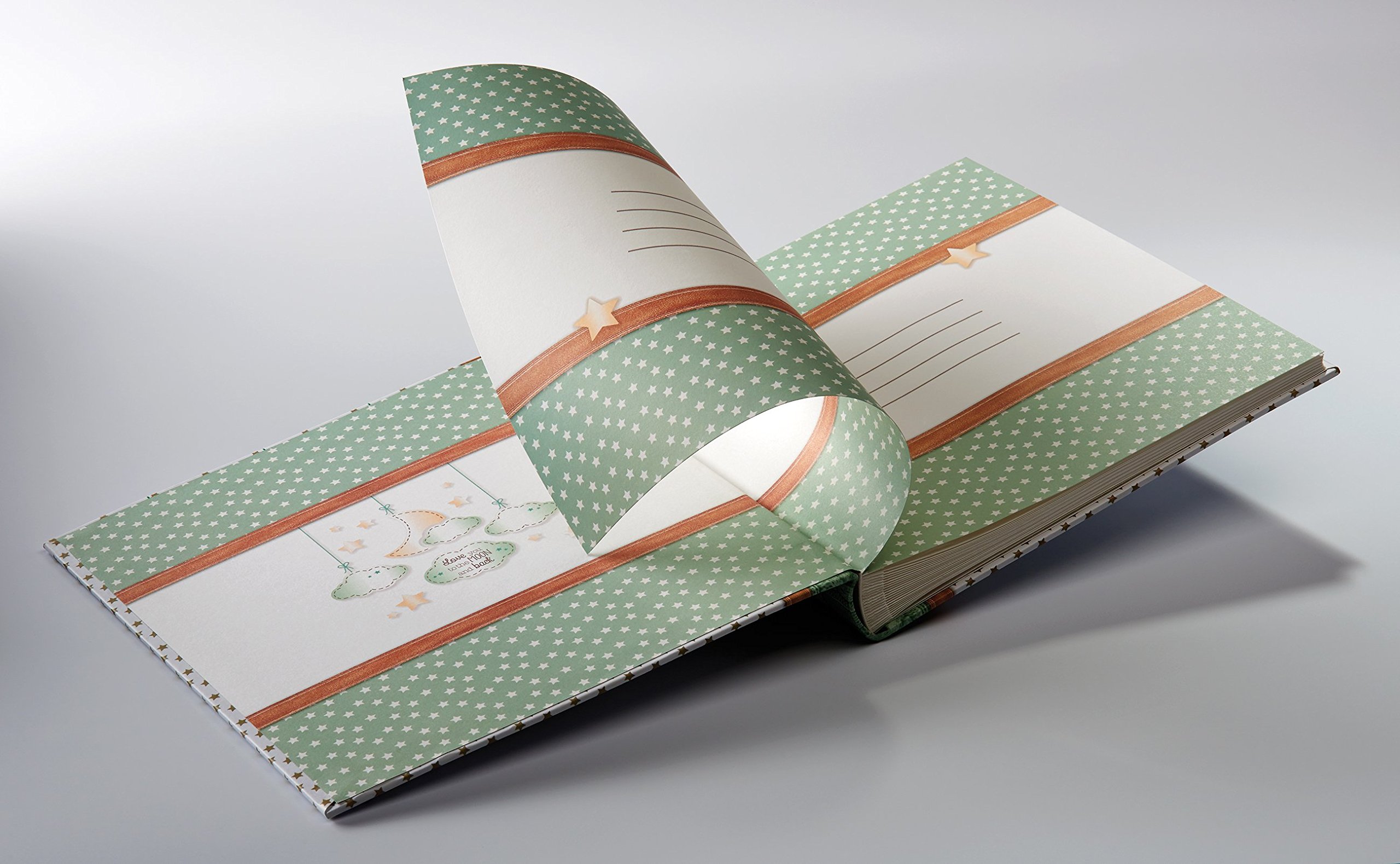 walther design Little Wonder UK-209 album bébé 28x30,5 cm étoiles