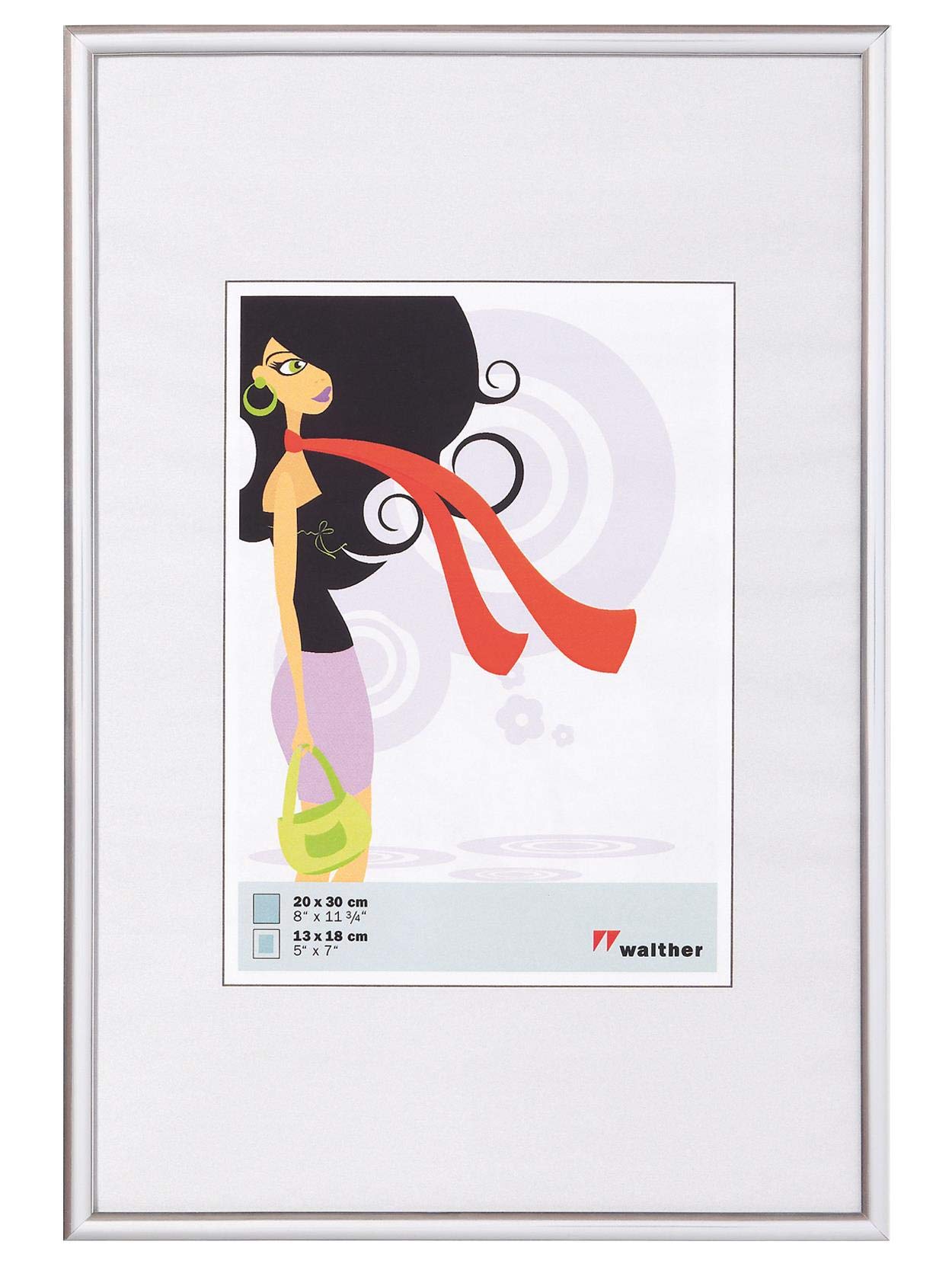 walther design New Lifestyle KV030I cadre photo jaune 20x30 cm