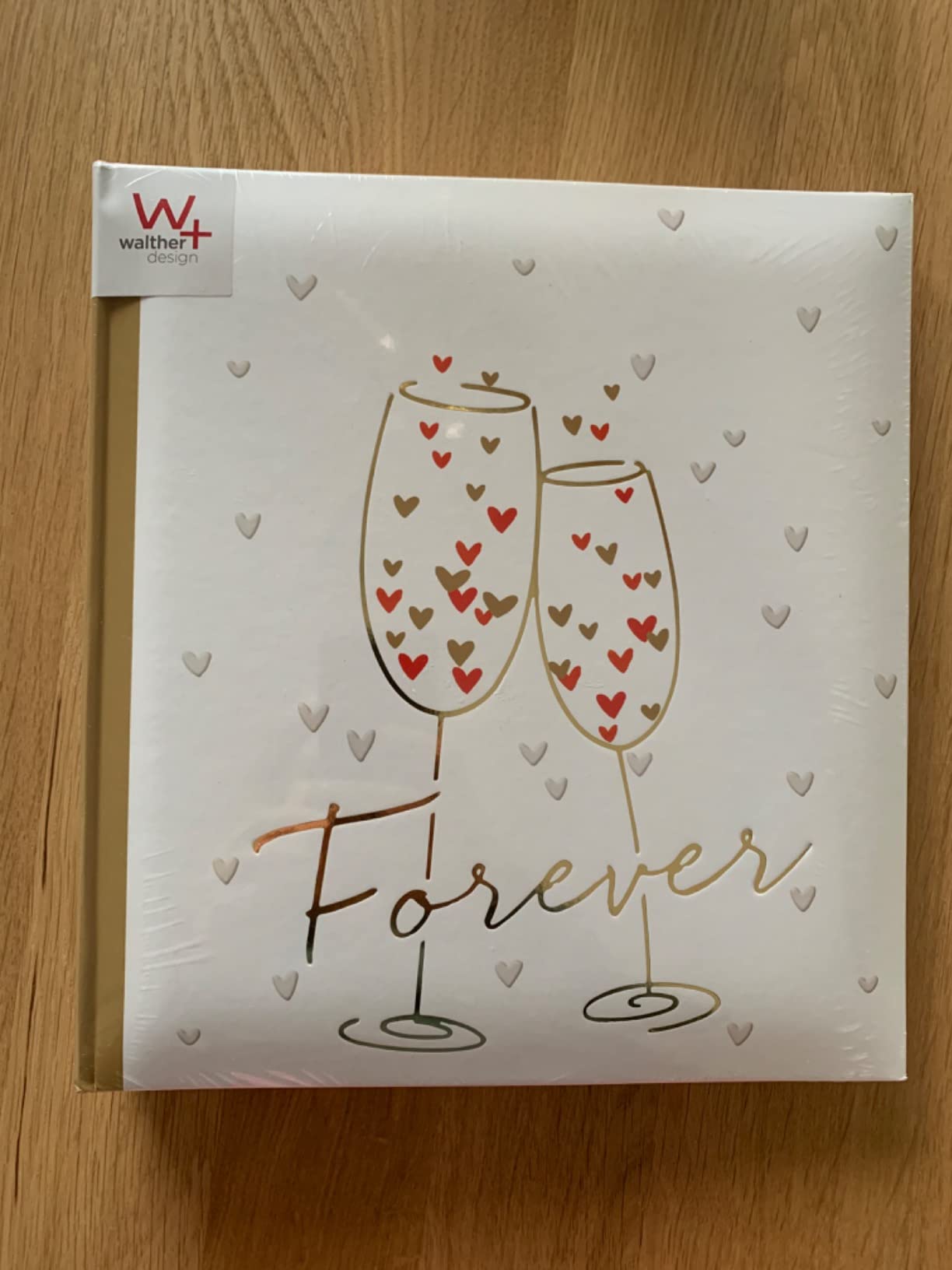 walther design Cheers UH-162 album mariage 28x30 cœurs