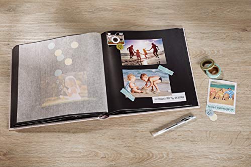 walther design Deluxe FA-386-B album photo 28x30,5 cm noir
