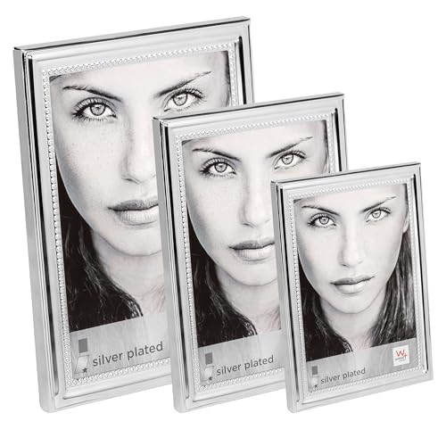 walther design Elodie BM318S cadre photo argenté 13x18 cm