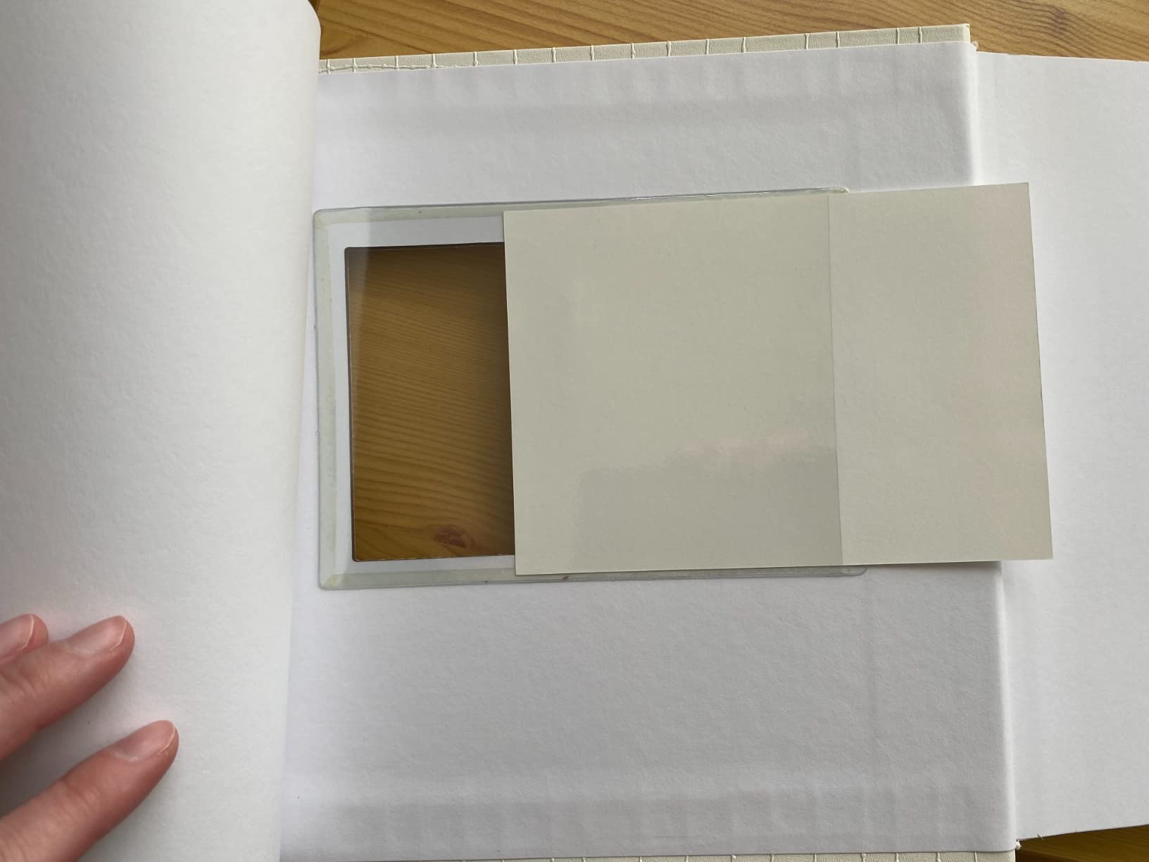 walther design All Round FA-131 album photo 26x25 cm blanc découpe
