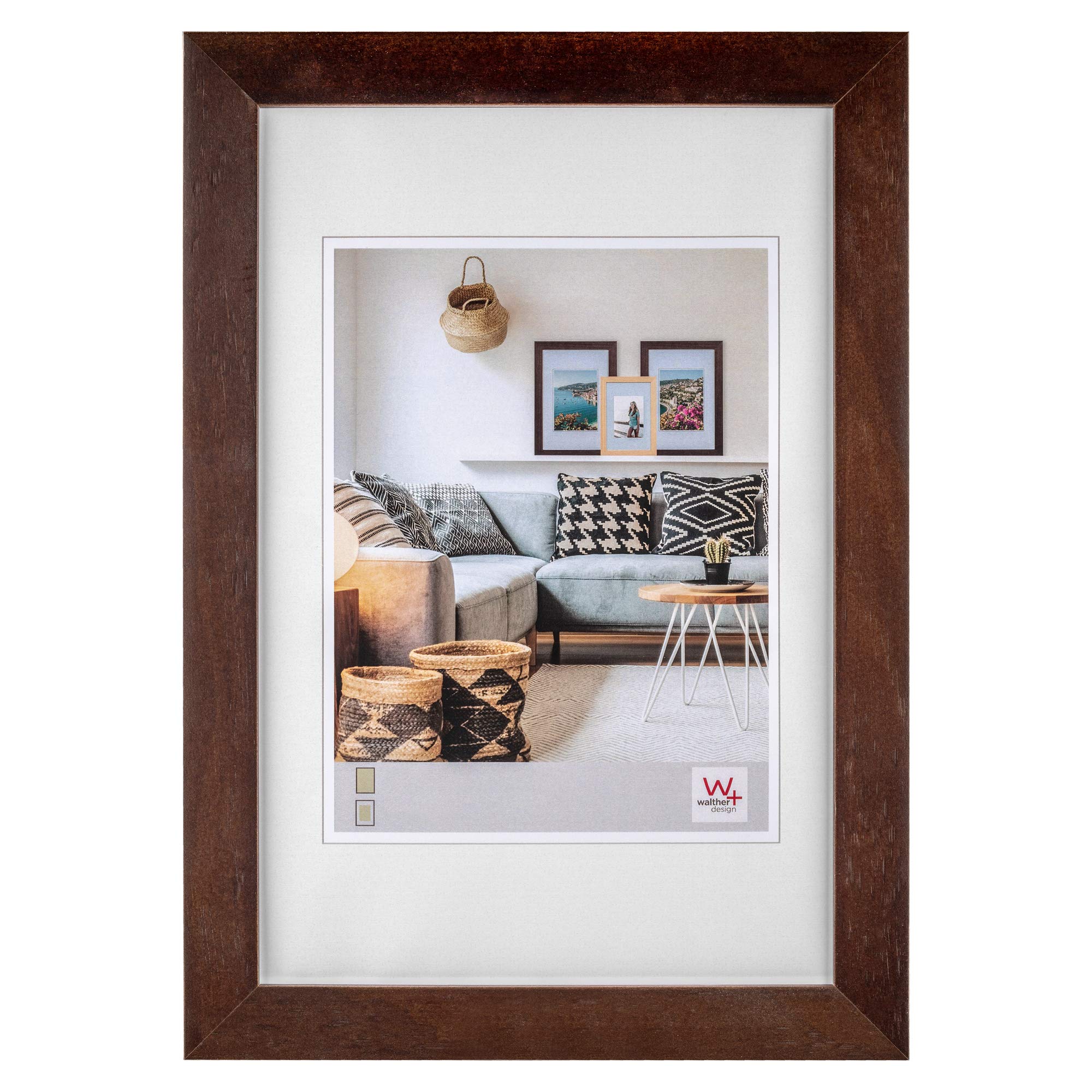 walther design Nizza HQ015W cadre photo blanc 10x15 cm