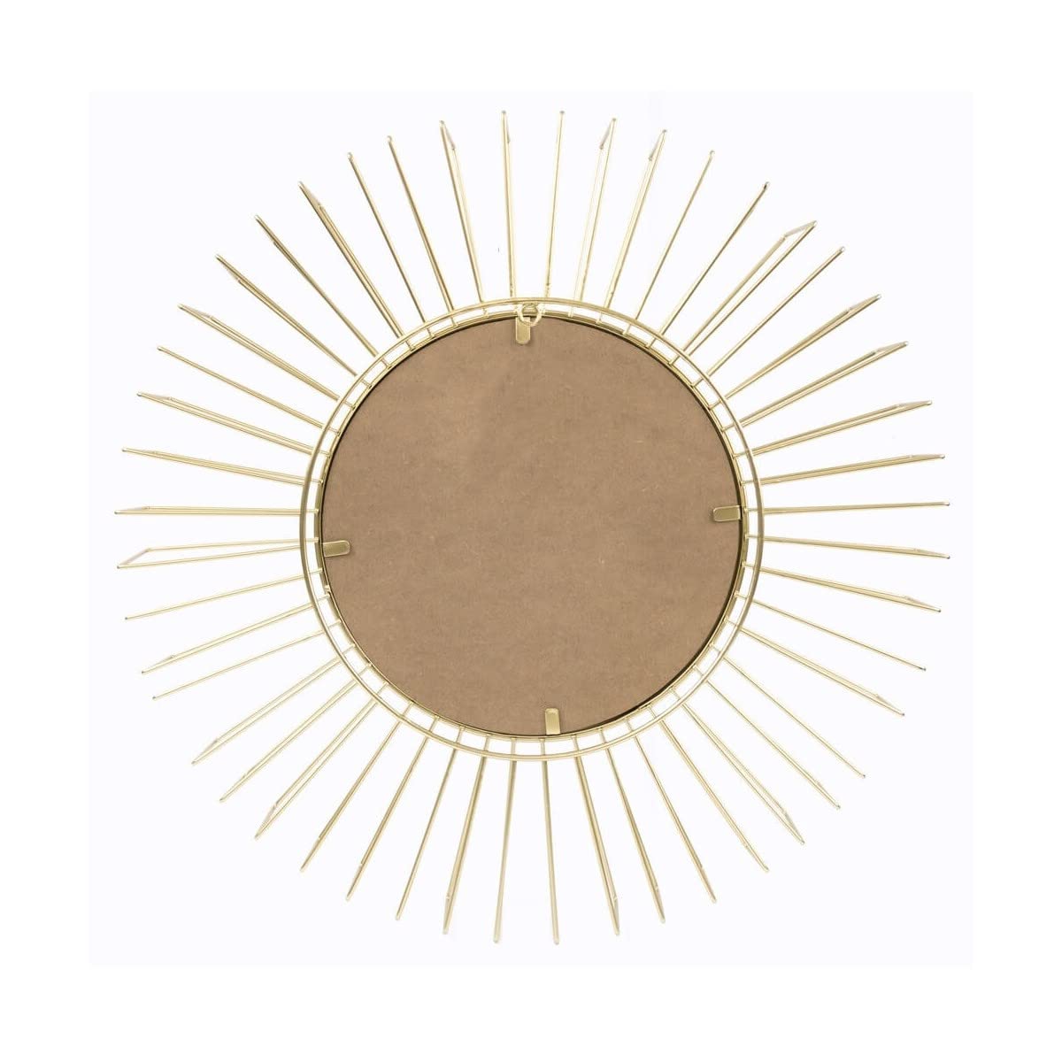 Ceanothe Brio Miroir Rond Doré 47 cm Soleil