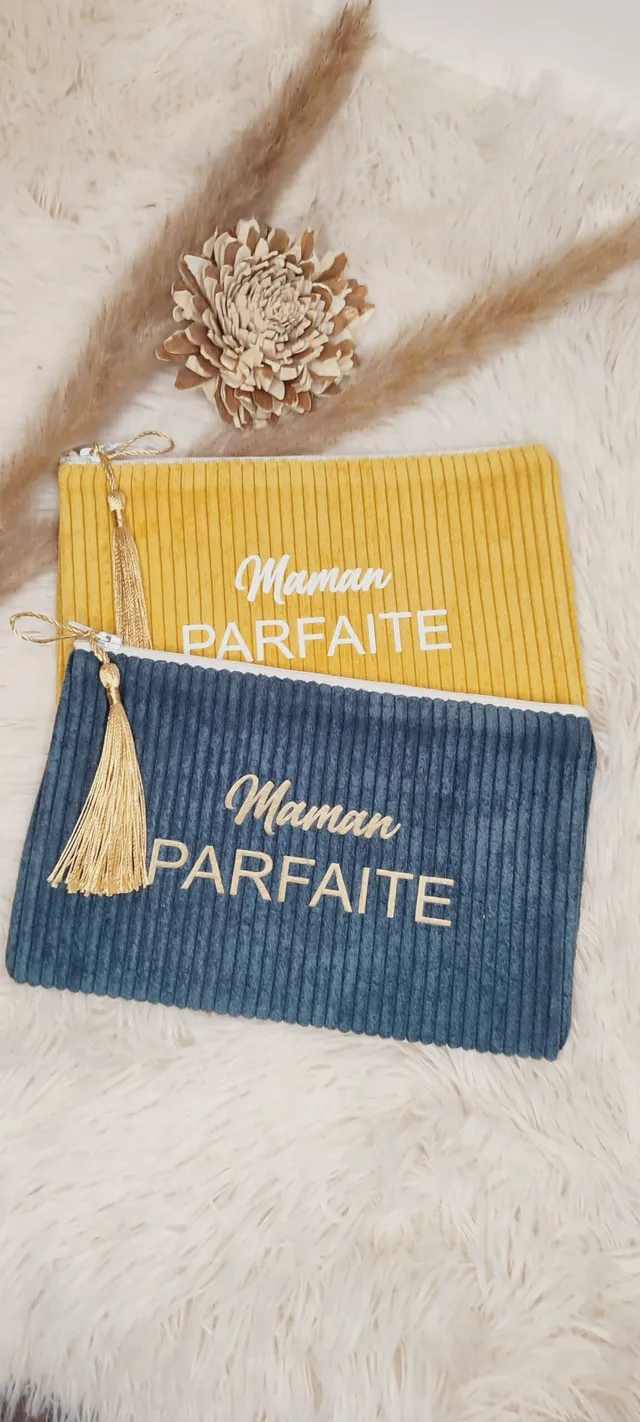 Creat’Angel Pochette Maman Parfaite Trousse Velours Unique