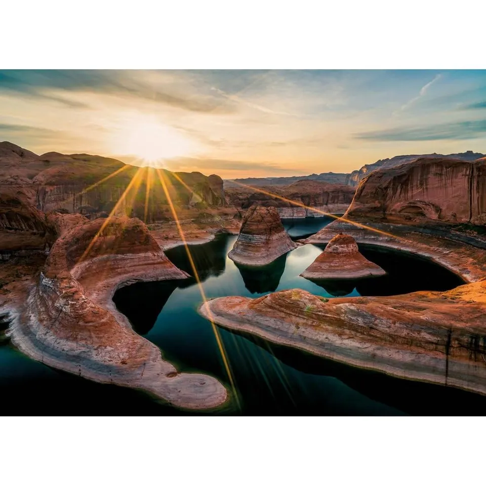 Ceanothe Canyon Utah tableau verre synthétique 65x97 cm HD