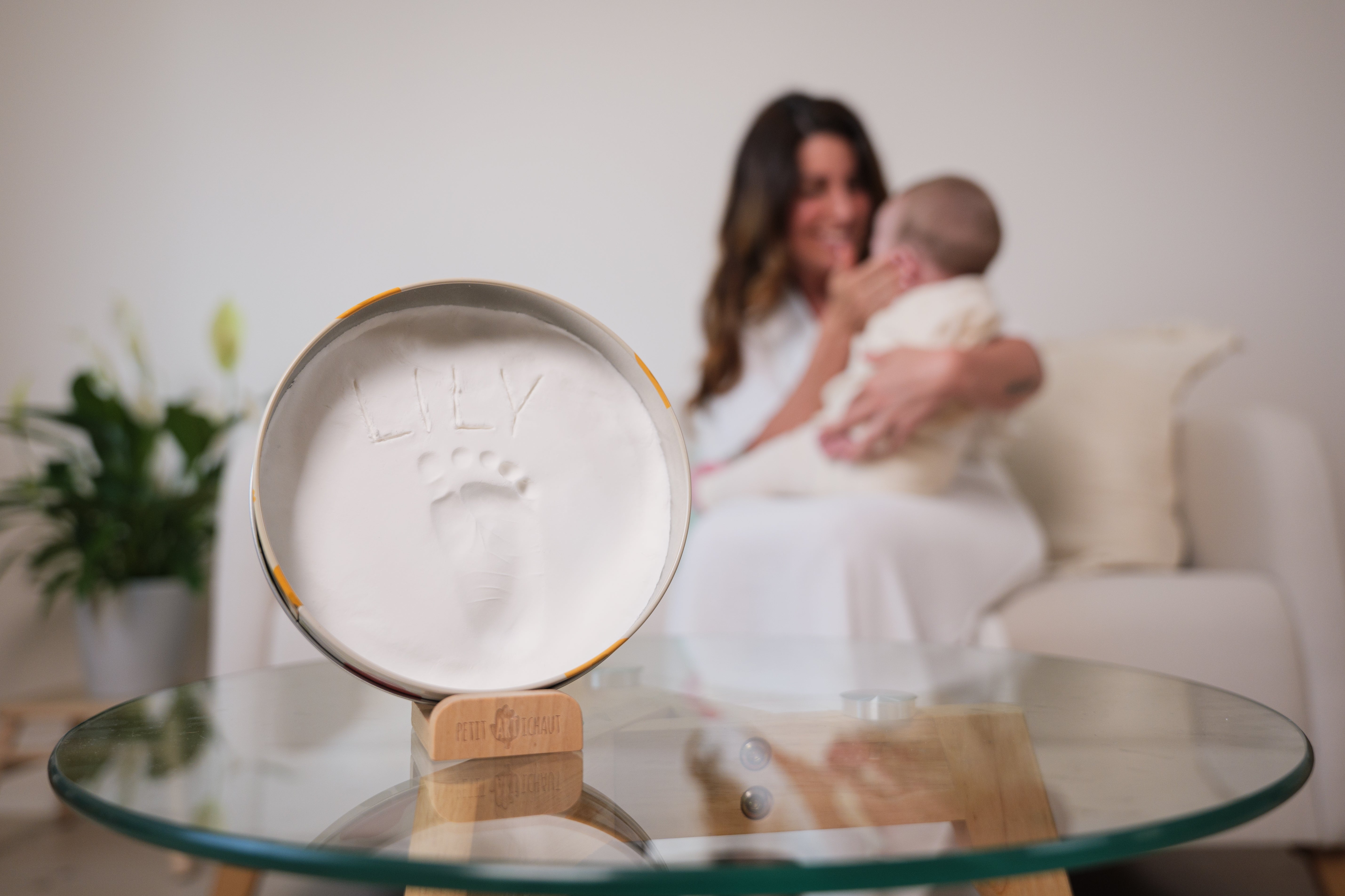 Petit Artichaut Baby Box Round Little Prairie boîte souvenir