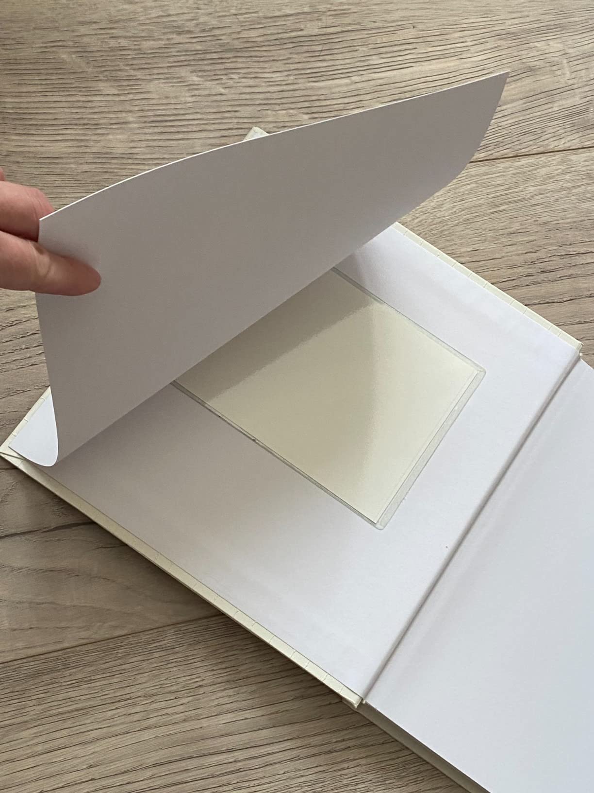 walther design All Round FA-131 album photo 26x25 cm blanc découpe