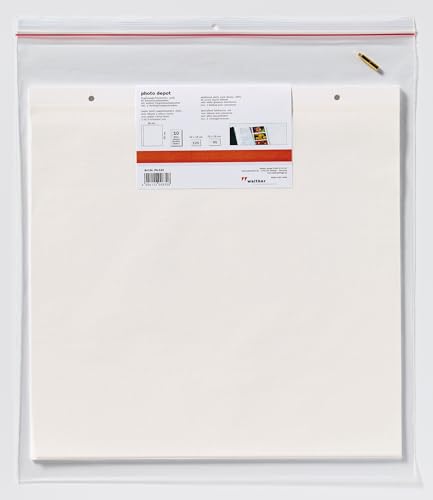 walther design PA-102 feuilles album photo 10 blanches