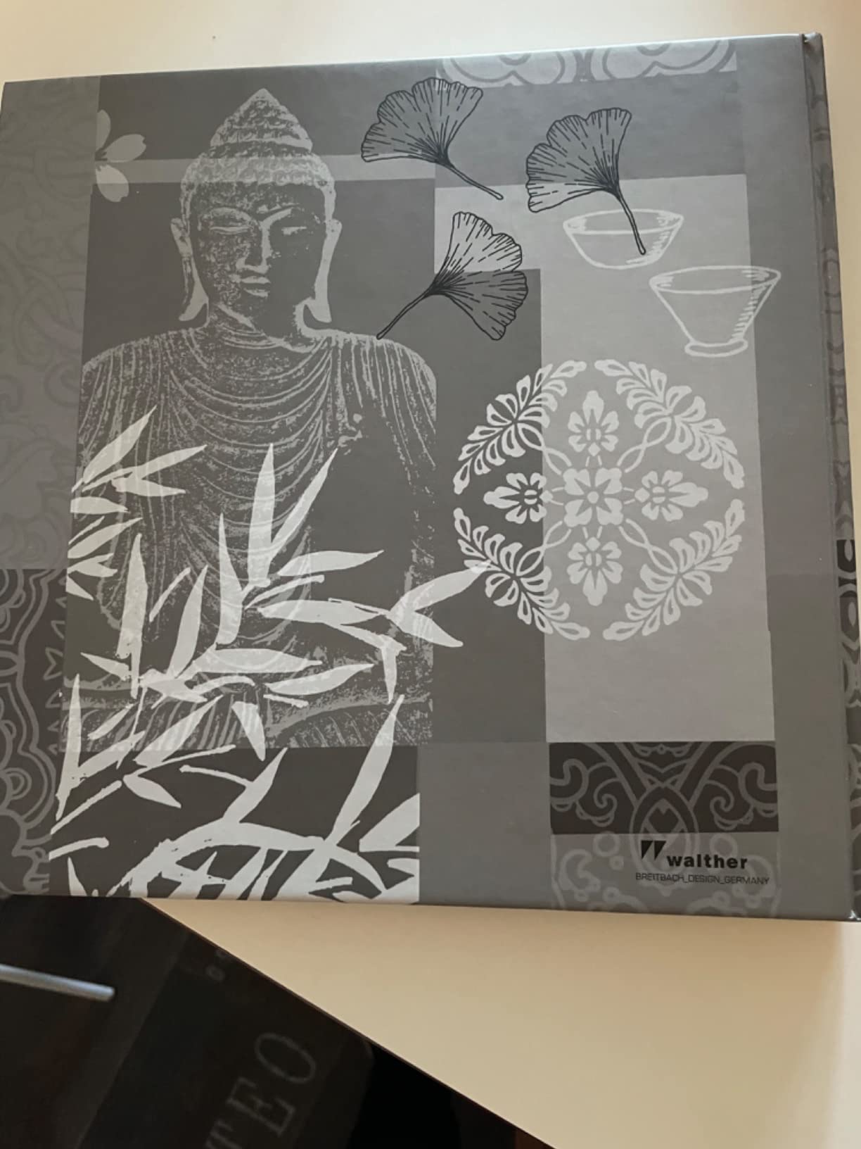 walther design Buddha FA-192-D album photo gris 26x25