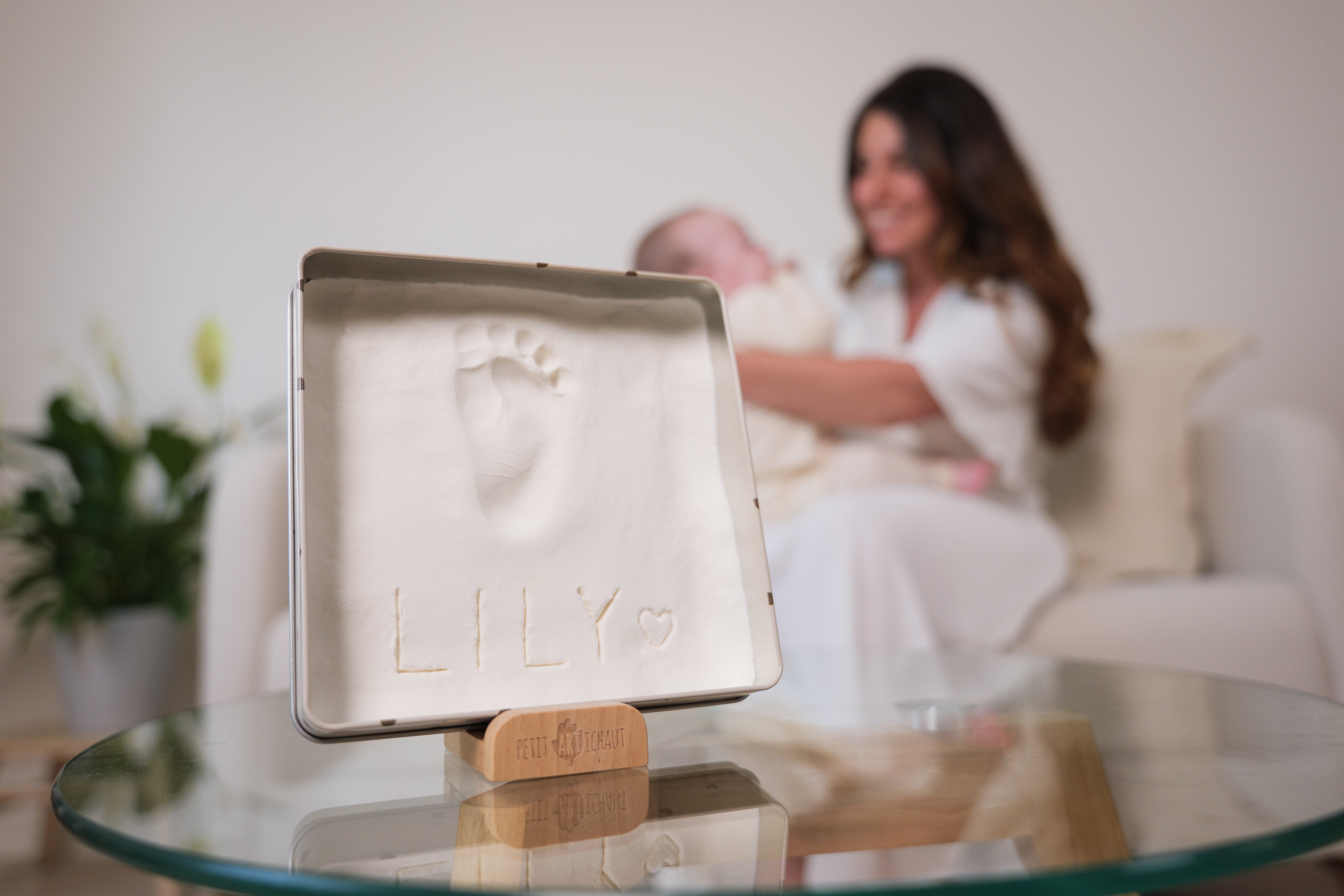 Petit Artichaut Pretty Hearts baby box carrée cœurs