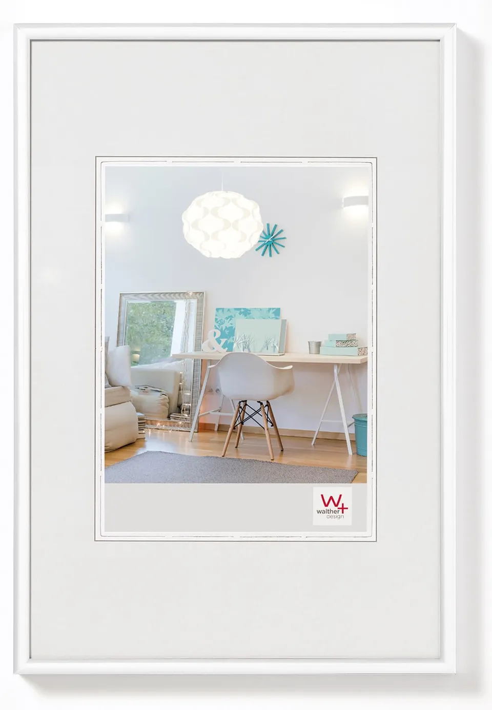 walther design Lifestyle cadre photo 20x30 cm blanc plastique