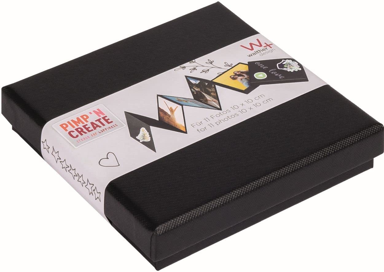 walther design FB-099-P boîte leporello marron 10x10