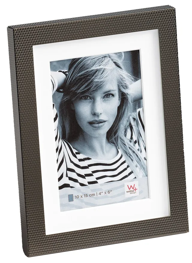 walther design Chiara RI015D cadre photo métal anthracite 10x15