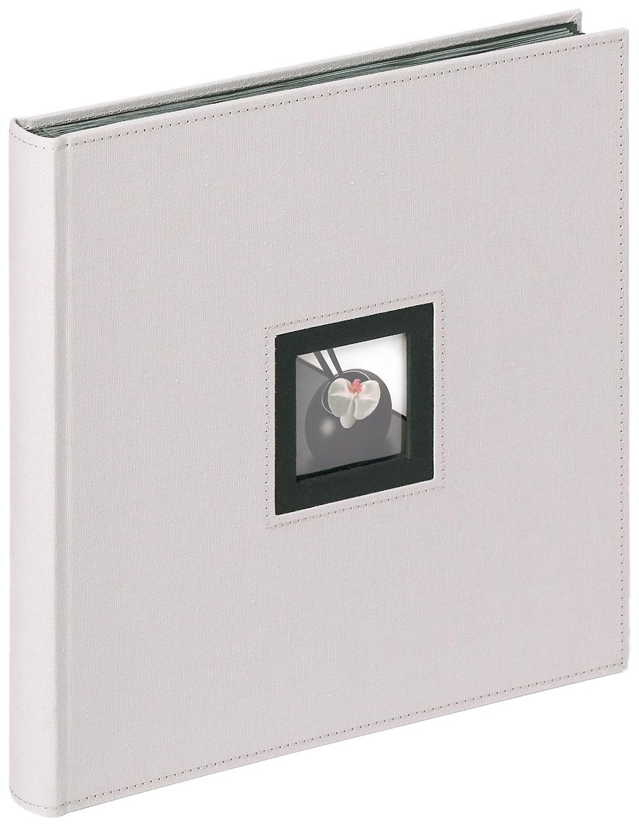 walther design FA-209-B album photo noir 26x26 cm lin