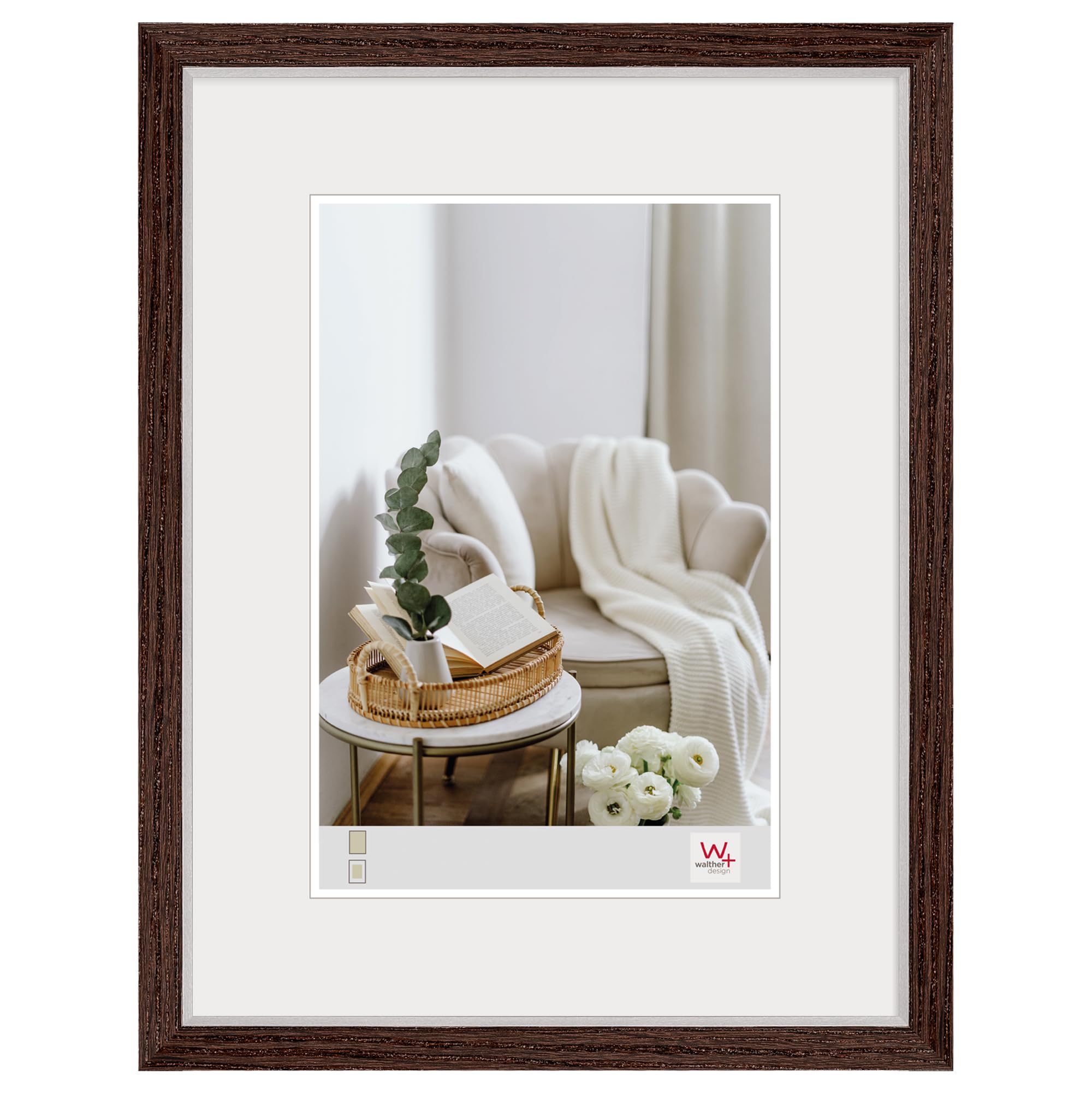 walther design Hygge NC050E cadre photo 40x50 cm chêne
