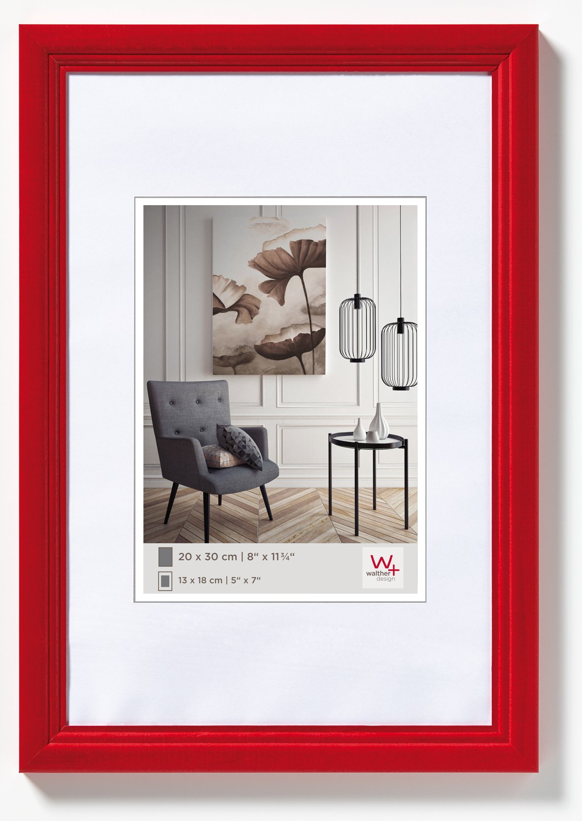 walther design Living cadre bois noisette 18x24 cm HY824P