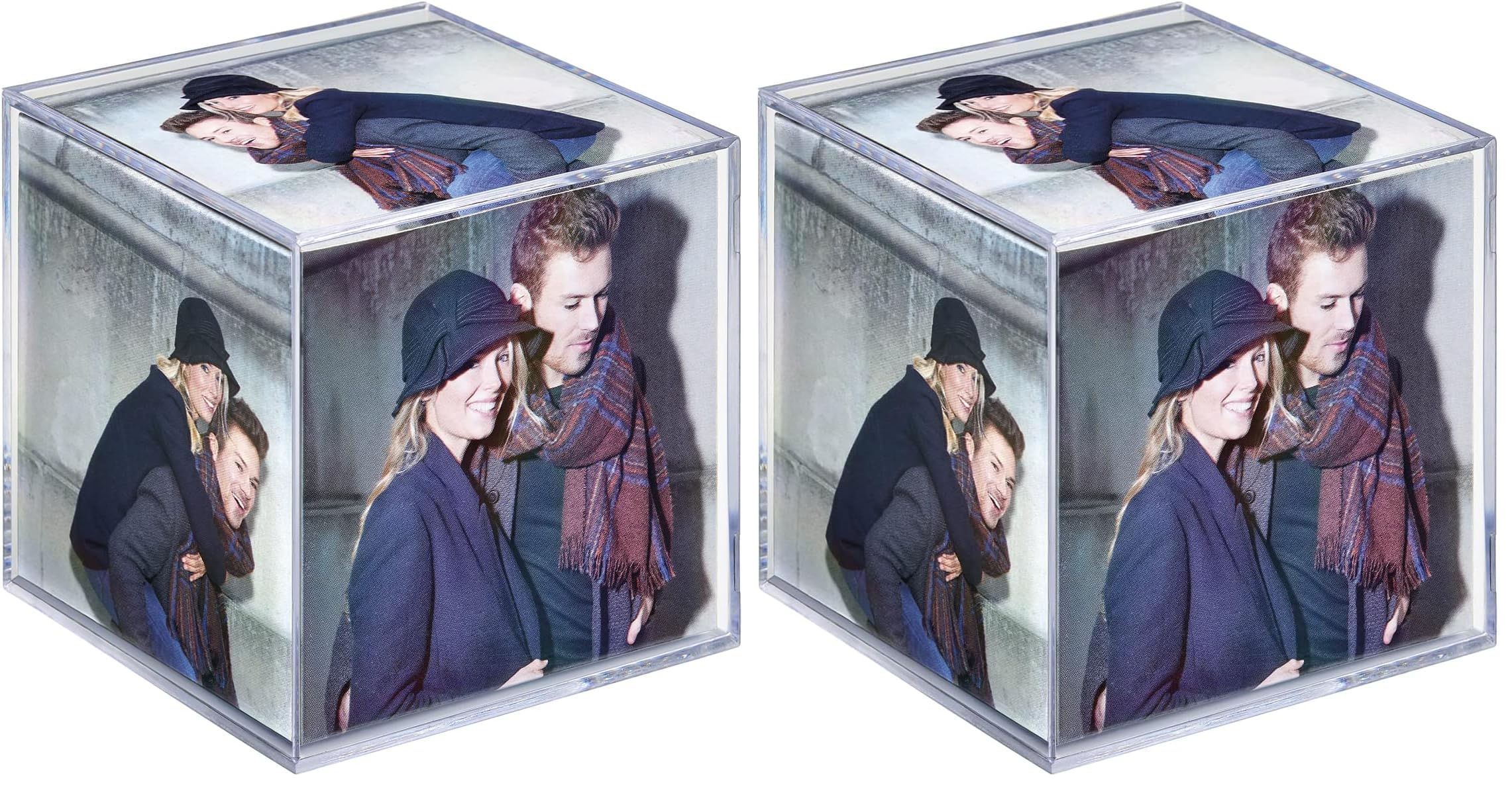 Walther Design Photo Cube MW100A cube photo acrylique 8,5x8,5 cm