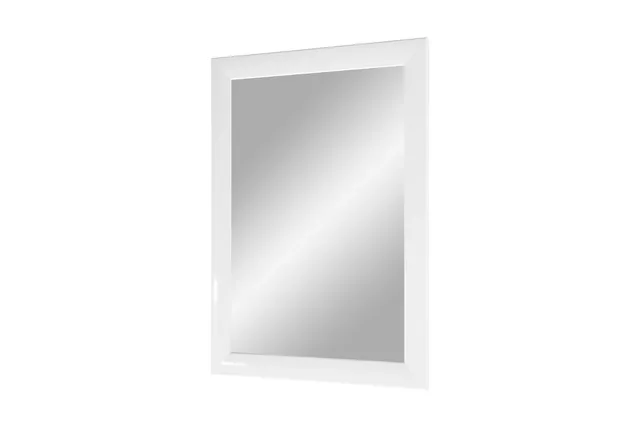 FRAMO Trend 35 miroir mural blanc brillant 30x30 cm