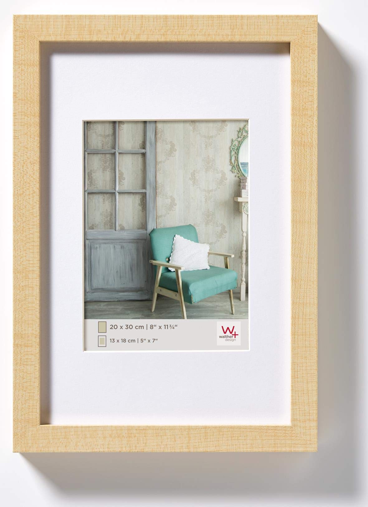 Walther Design Stockholm cadre 4 photos 10x10 cm noir
