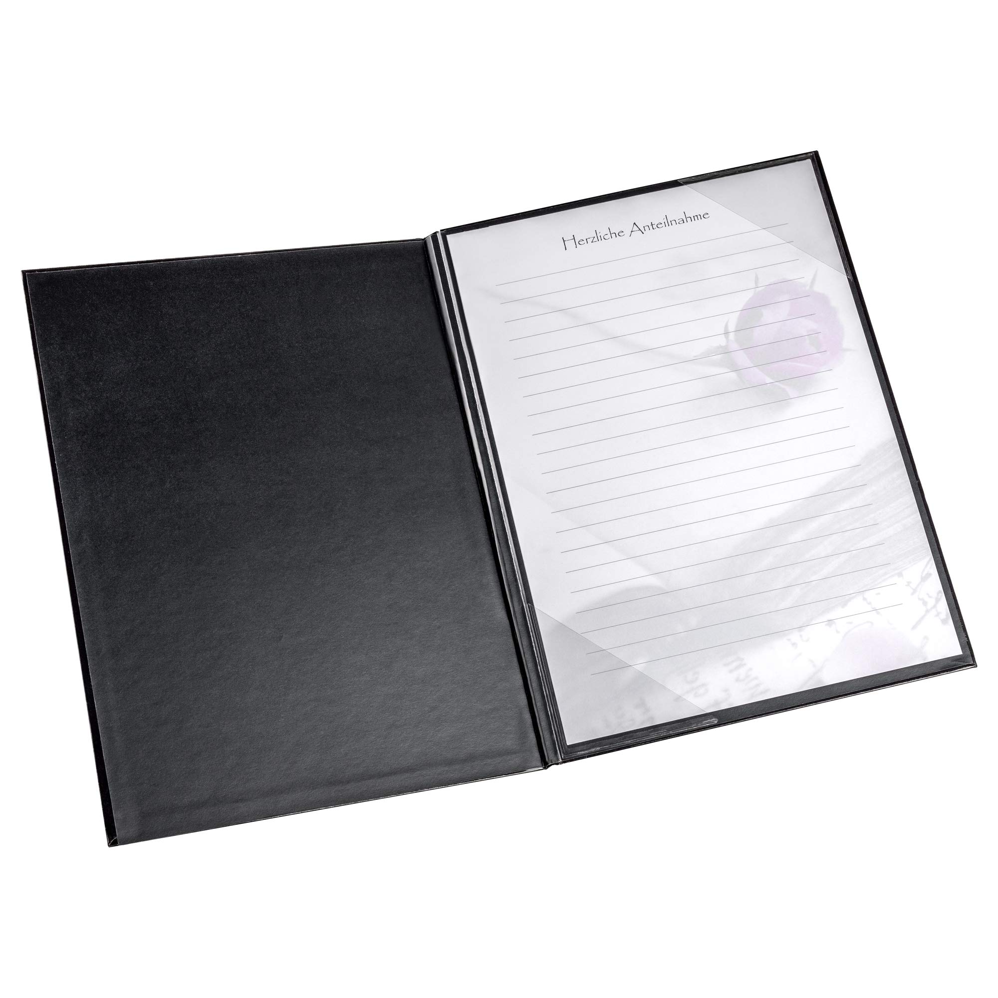 Walther Design Beyond dossier condoleances A4 noir