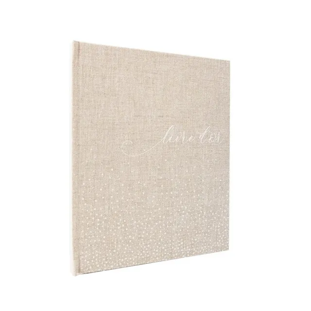 Ceanothe Boheme livre d'or toile 80 pages blanc