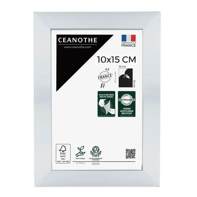 Ceanothe Precious cadre photo 10 x 15 cm acier recyclé