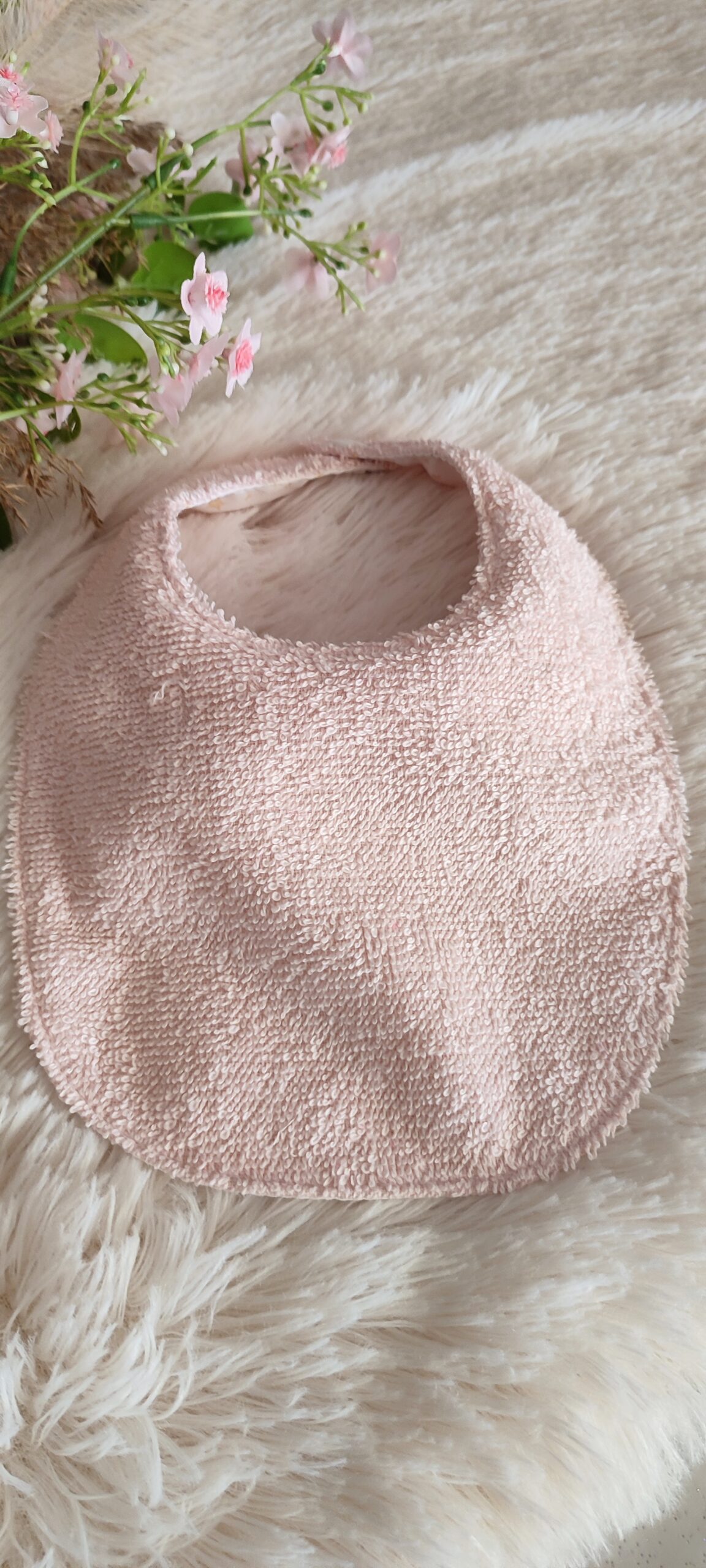 Creat’Angel bavoir bébé coton prénom personnalisé