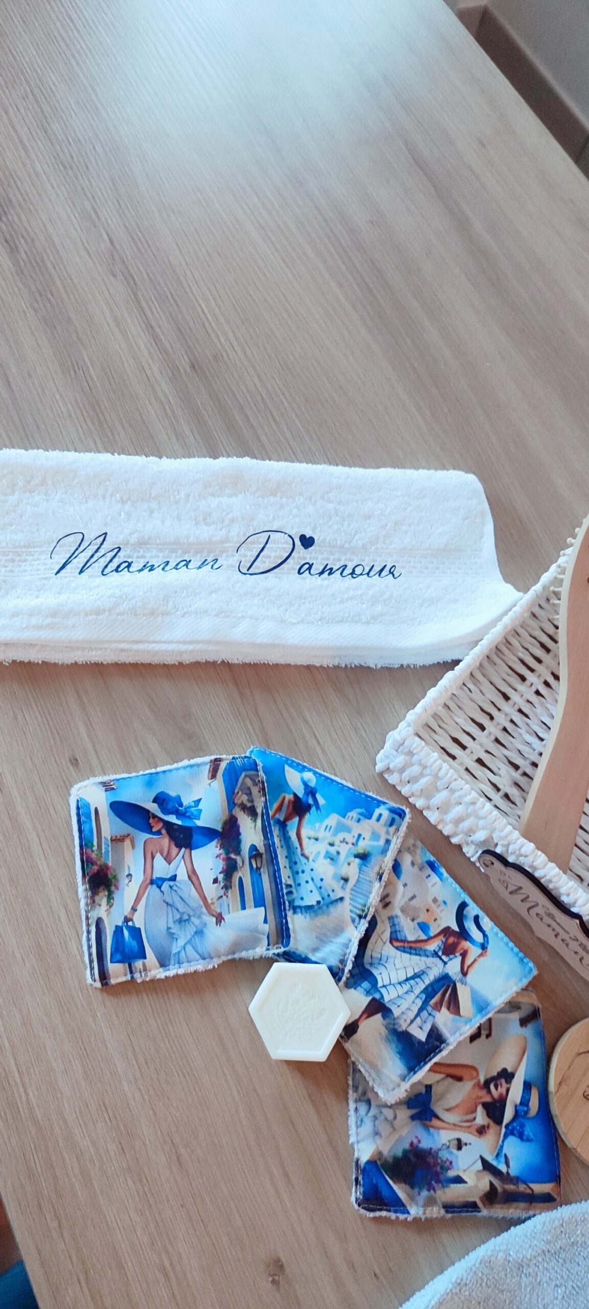 Creat’Angel Corbeille Soins Beauté coffret bleu