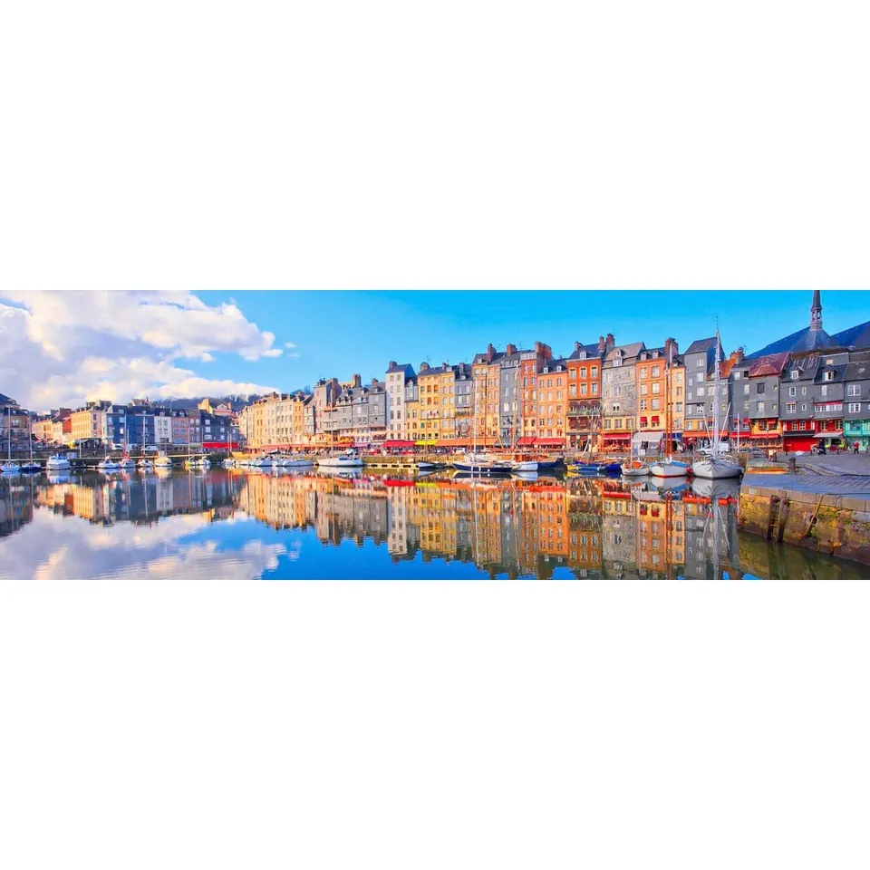 Ceanothe Honfleur tableau toile 30x97 cm port
