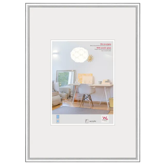 Walther New Lifestyle KVX040S cadre photo argenté 30x40 cm