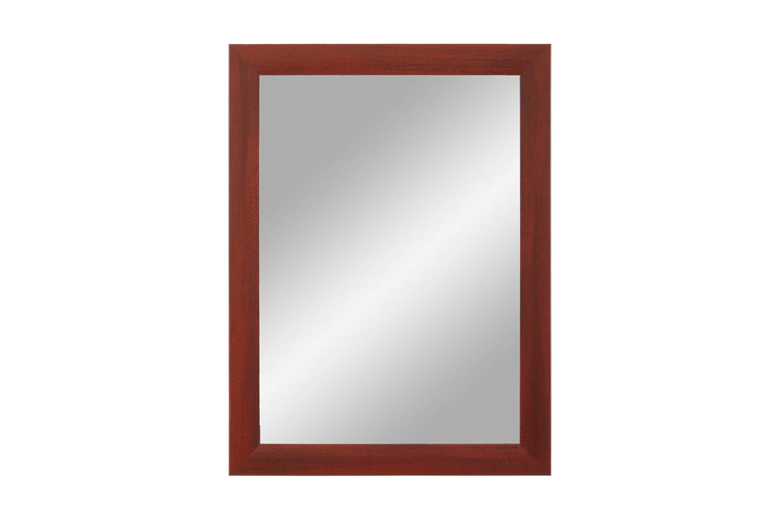 FRAMO Trend 35 miroir mural rouge essuyé 30 x 35 cm