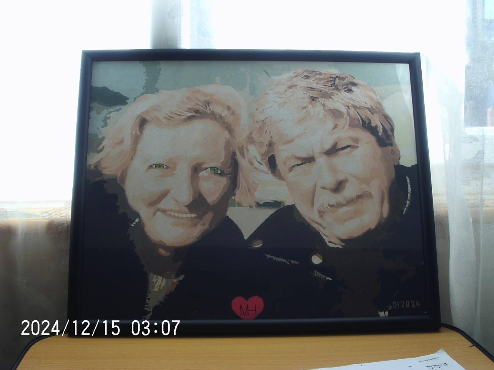 Ceanothe Essentiel cadre photo 40x60 cm noir bois
