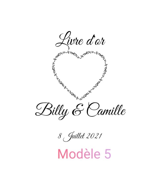 Creat'Angel livre d'or mariage tissu noir 20 pages