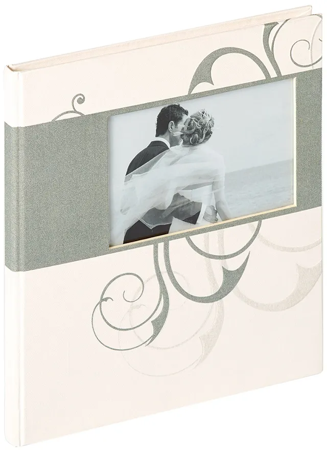 walther design Romance GB-134 livre d'or blanc lin mariage