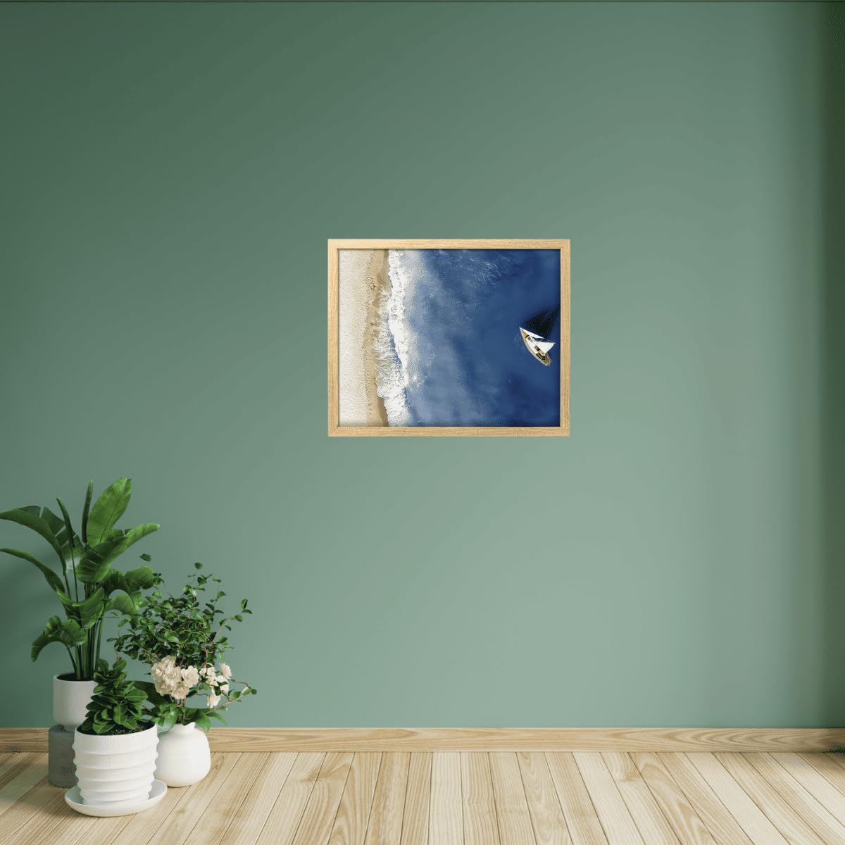 Ceanothe Plage 40x50 cadre photo 40x50 cm bord de mer