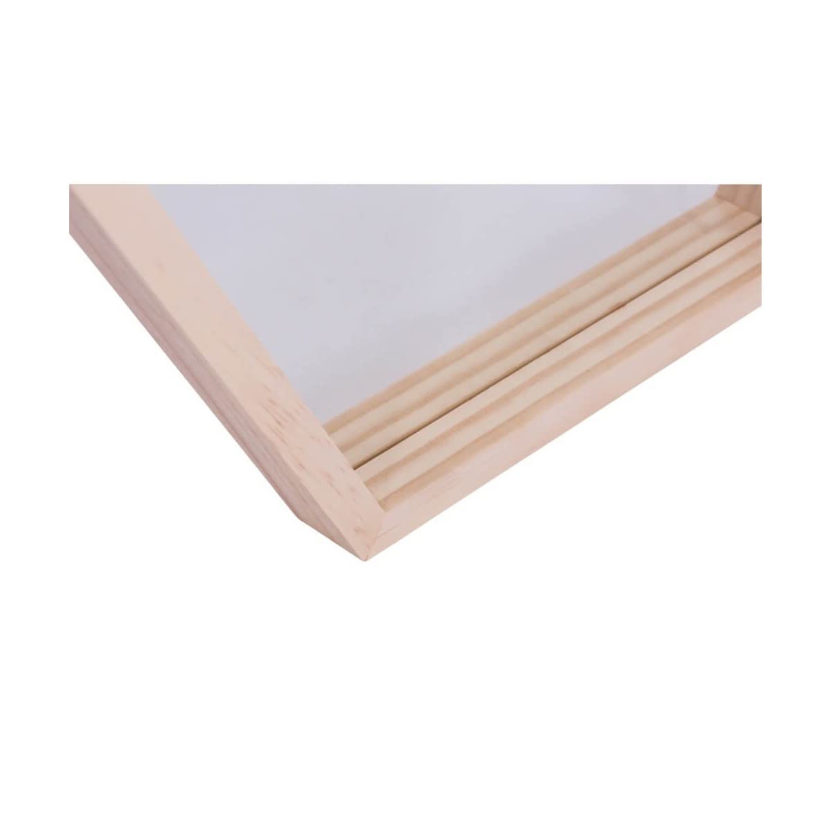 Ceanothe Carelie 106605 miroir hexagonal 48,5x42 cm bois