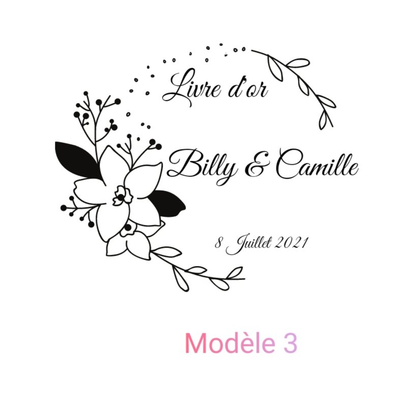 Creat'Angel livre d'or mariage tissu noir 20 pages