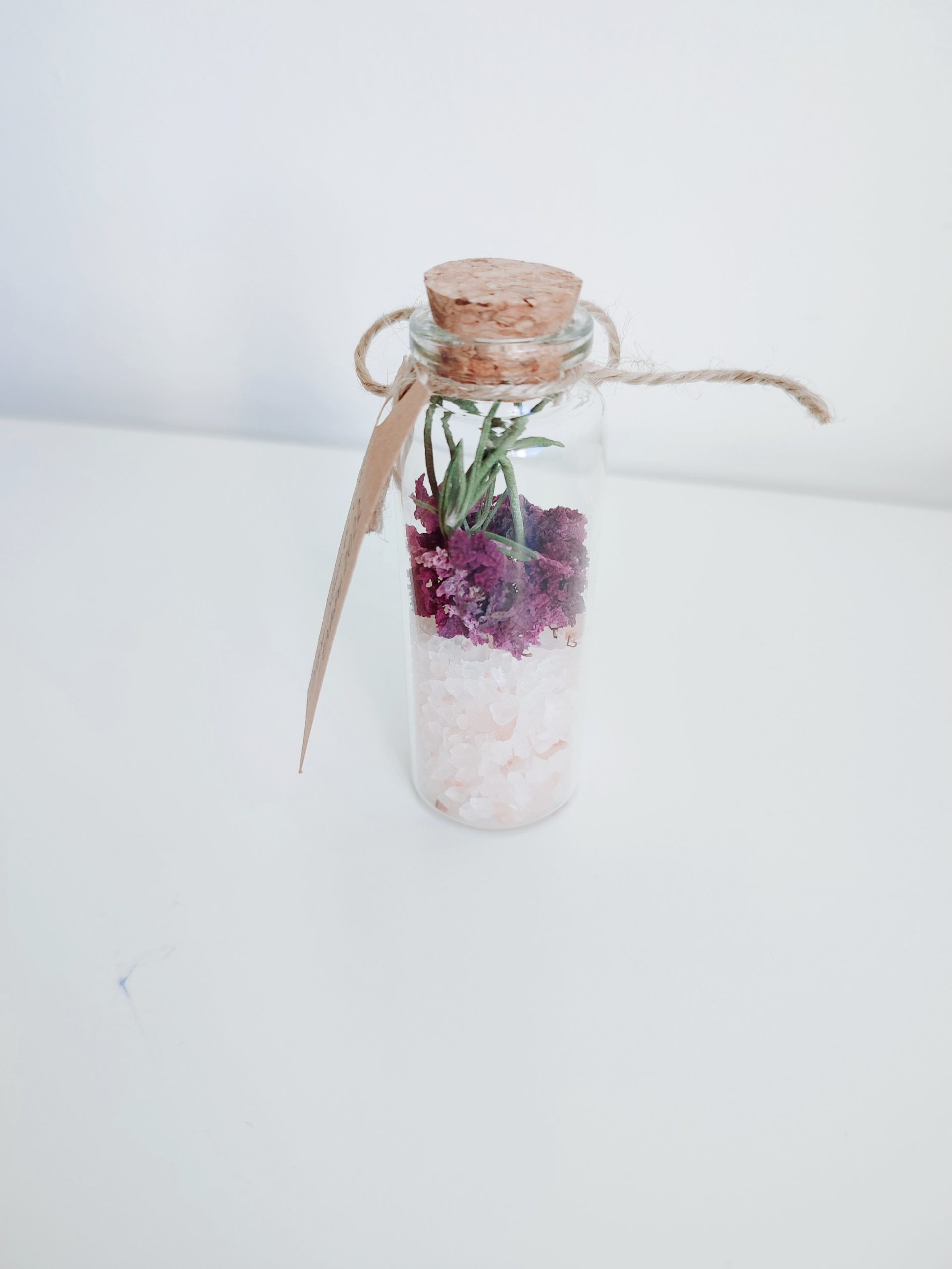 Creat’Angel Fiole Verre convives mariage 30 ml jute