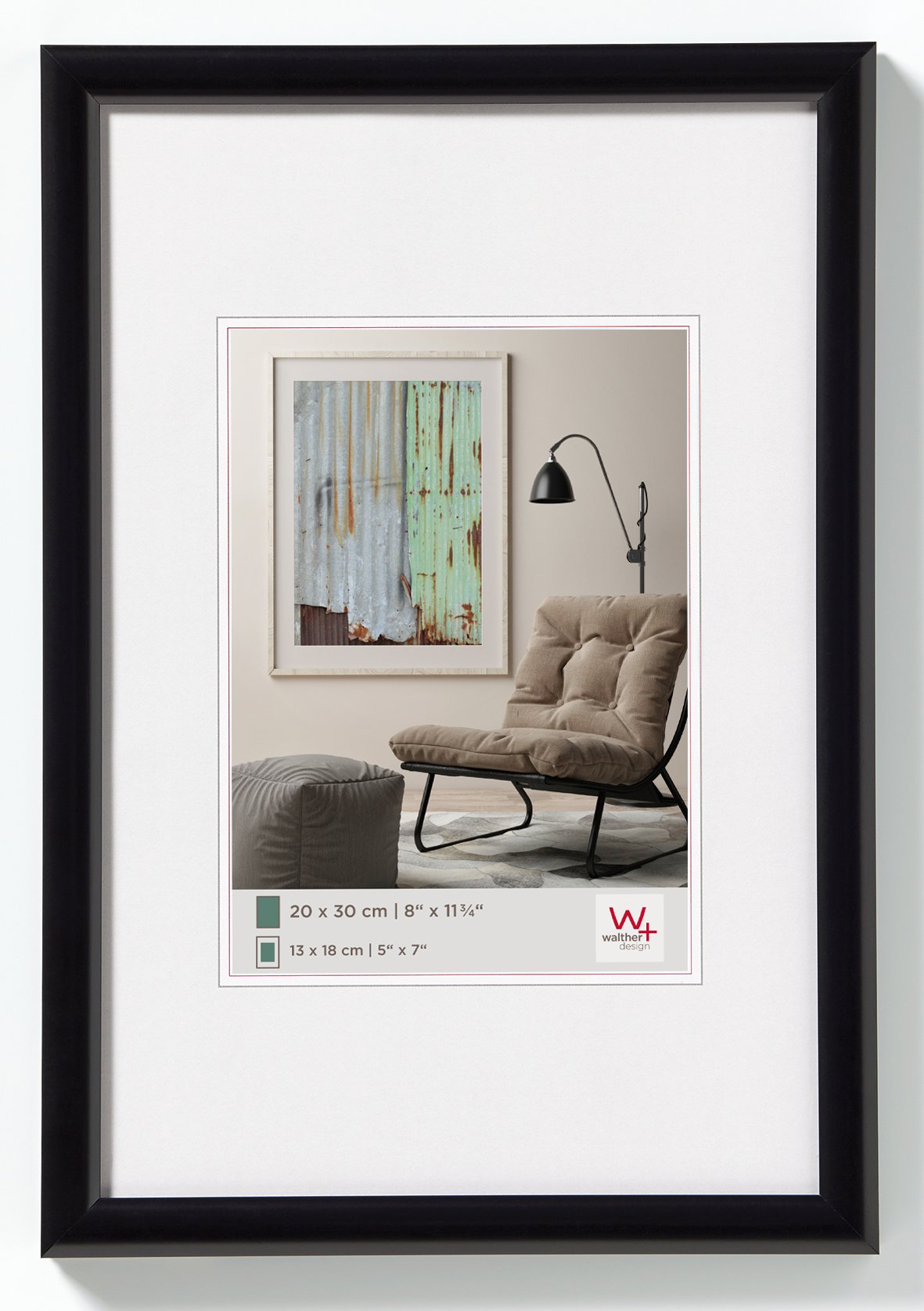 walther design Talk cadre photo 18x24 cm naturel clair