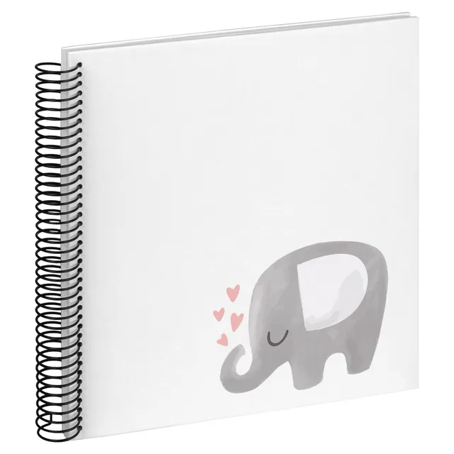 Walther Design SA-133 album photo spirale éléphant 25x25 cm
