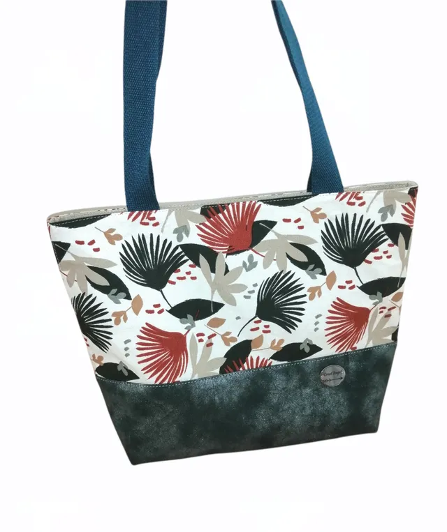 Creat’Angel Cabas grand sac simili cuir 40 cm
