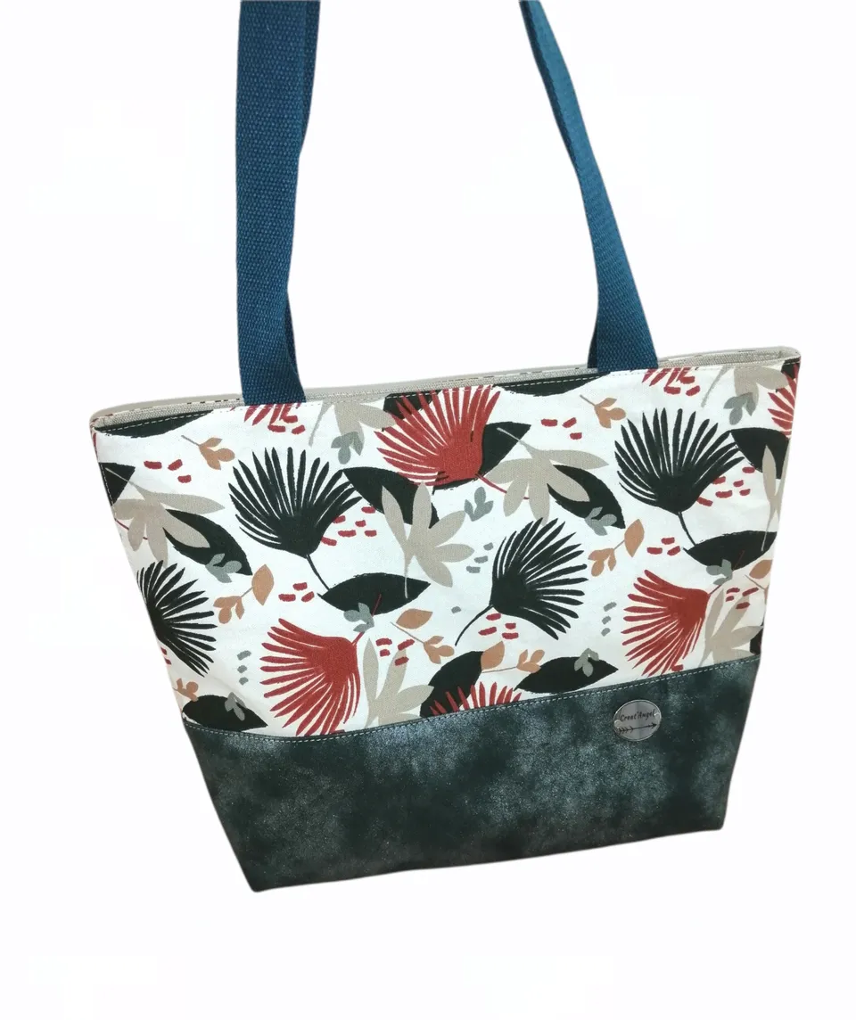 Creat’Angel Cabas grand sac simili cuir 40 cm